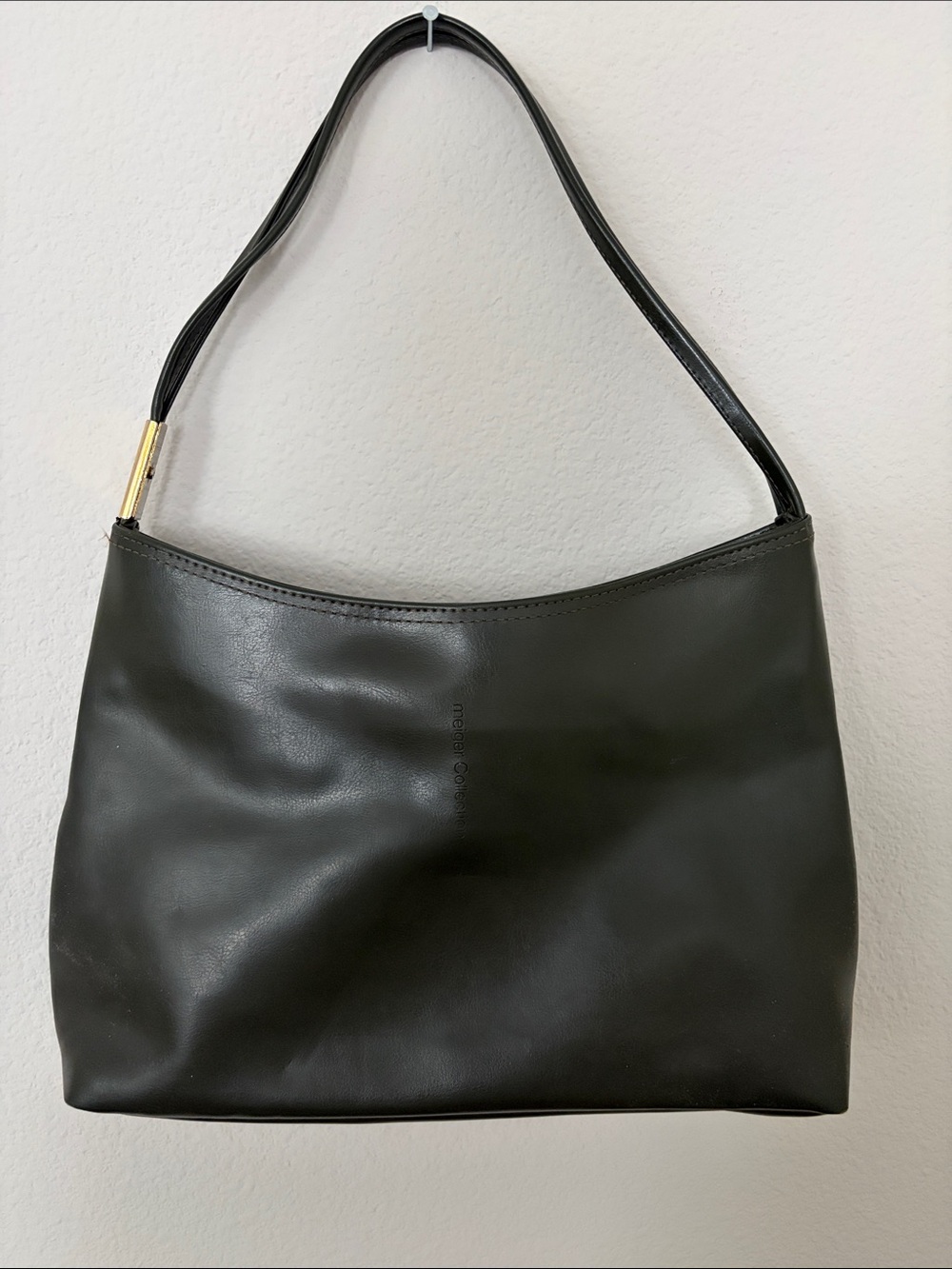 Meiger Collection Dark Green Shoulder Bag